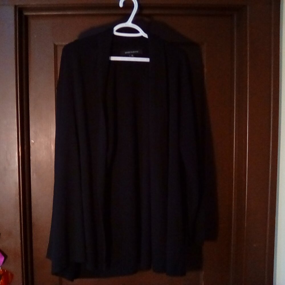 Women's black cardigan